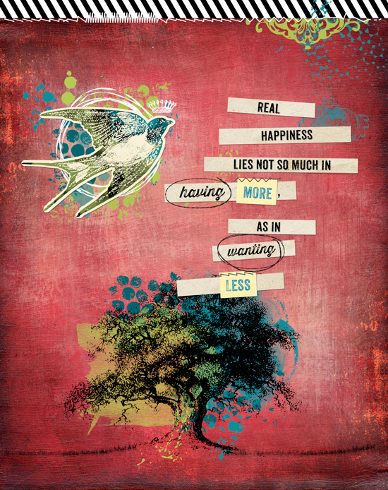 Real Happiness is Wanting Less