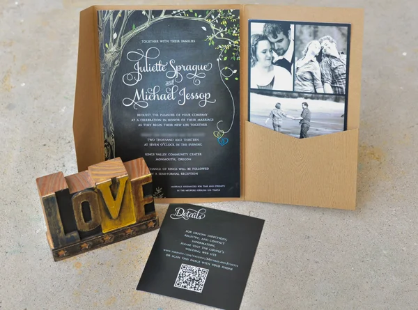 Invitation suite by Jessica Sprague