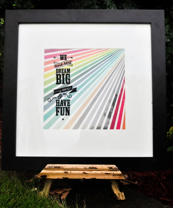 Silhouette vinyl project by Jessica Sprague