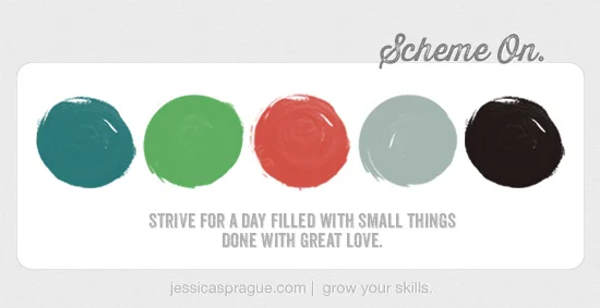 {Color} Scheme on by Jessica Sprague