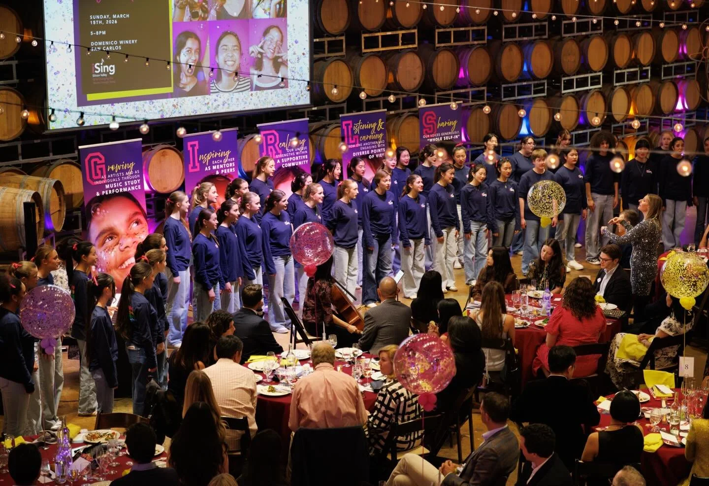 We had a blast at our annual fundraising gala! We&rsquo;re so grateful for our amazing community for helping to fund transformative musical experiences for over 400 girls in Palo Alto and Redwood City 💖🪩✨ 

#musiceducation #choir #choirdirector