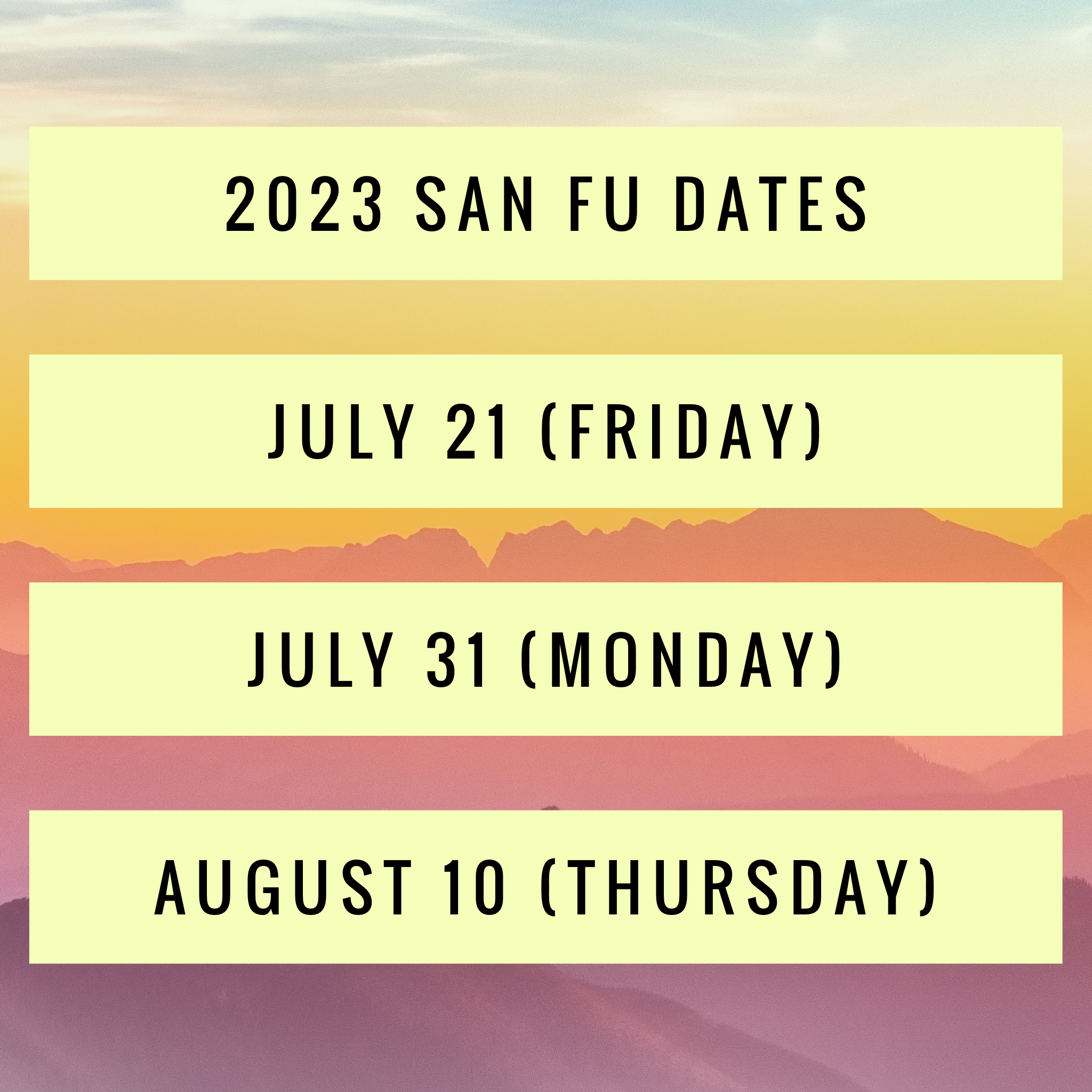 2023 San Fu Dates — Lovie Acupuncture and Healing