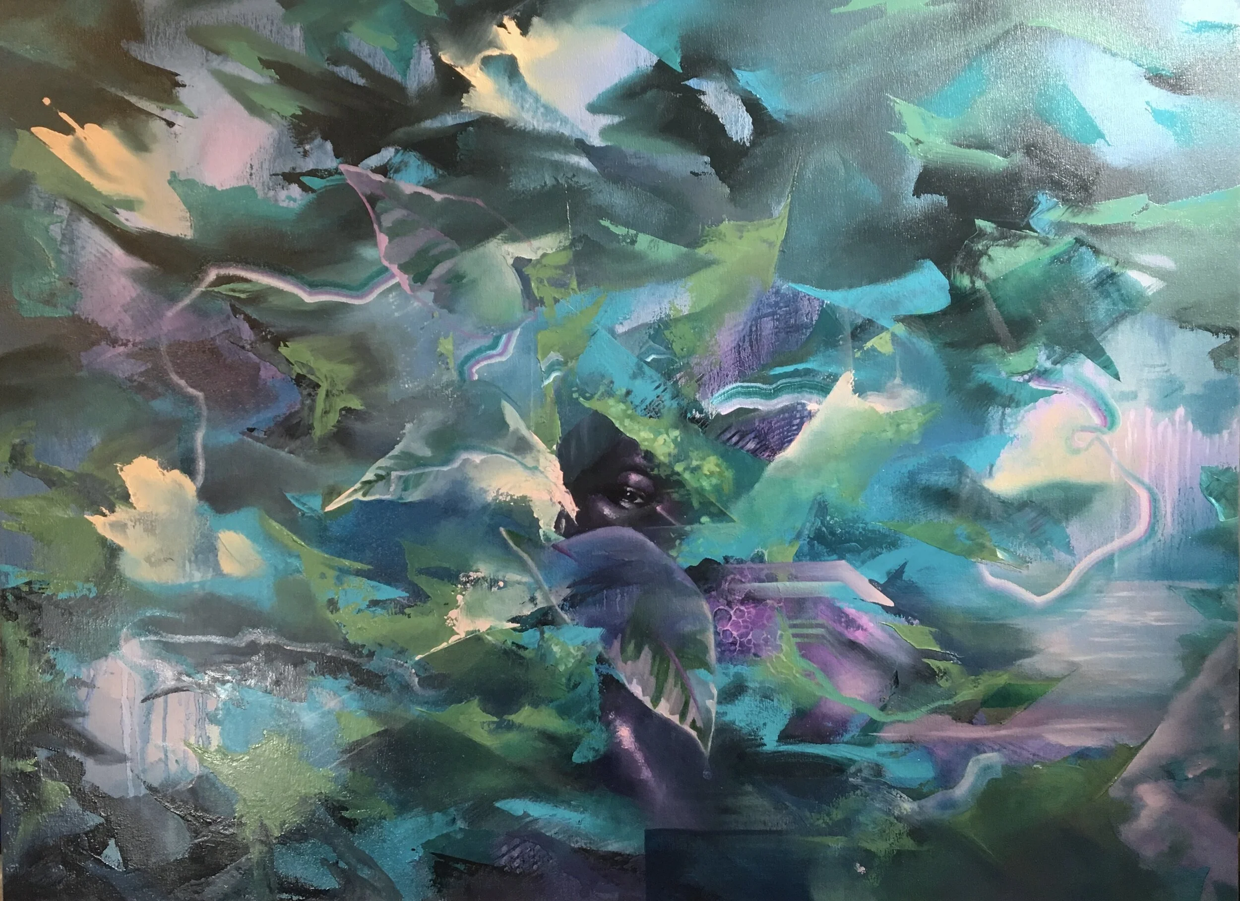 The Brush    Oil on Canvas | 30” x 38” | 2018