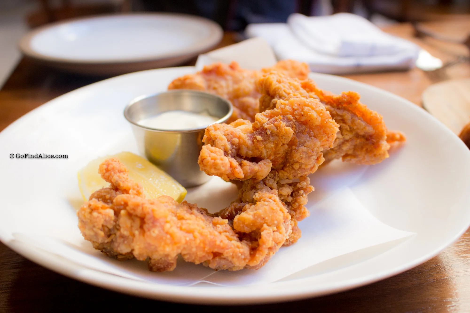 Crispy marinated chicken