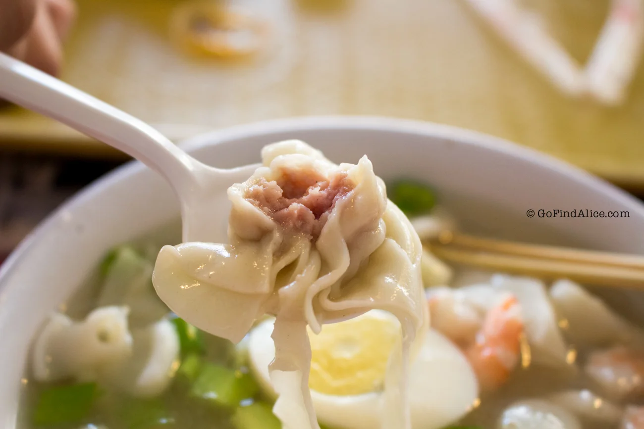 Wonton close-up