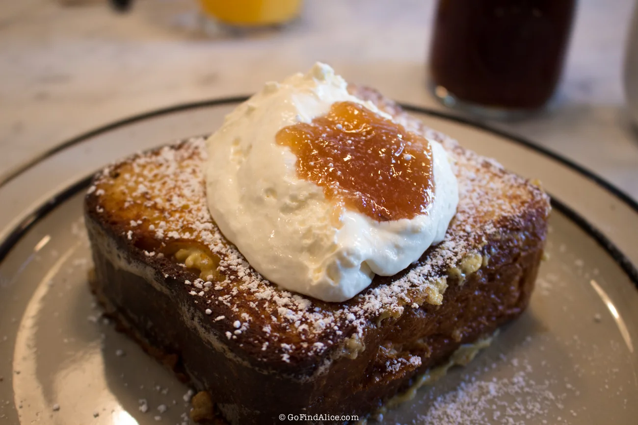 Burnt Brioche Toast, House Ricotta, Seasonal Jam 