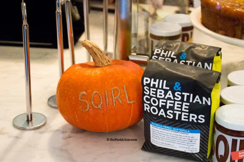 Cute little Sqirl pumpkin decor
