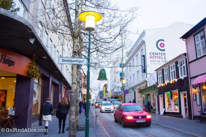 Downtown Reykjavik by day