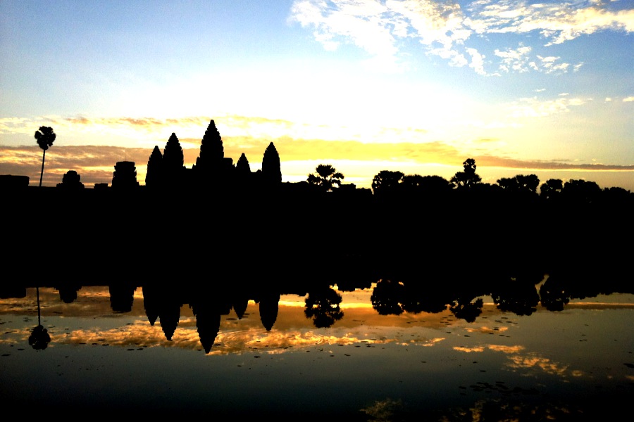 Sunrise in Angkor Wat, Cambodia