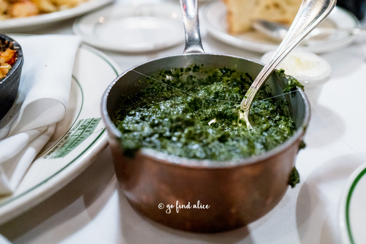 Creamed Spinach / $11