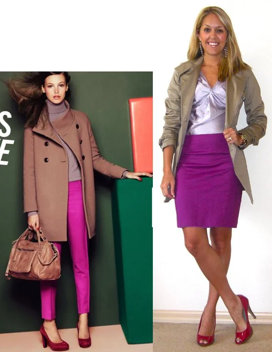 Occasion: Work Inspiration photo: J.Crew Trench coat: New York & Company, $50 Shirt: Express, really old Skirt: Limited, $35 Shoes: Delicious/Shoe Carnival, $10 Earrings: Forever 21, $8 Watch: Michael Kors, Christmas present