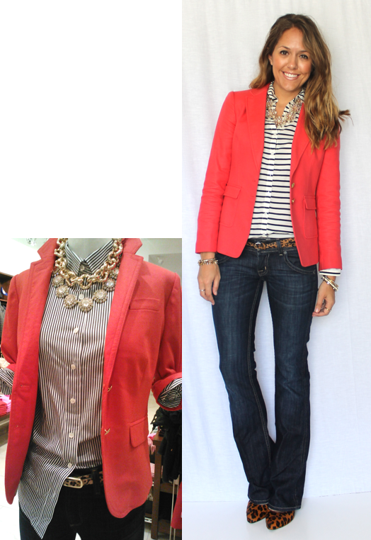 Inspiration: Snapped with my phone at J.Crew