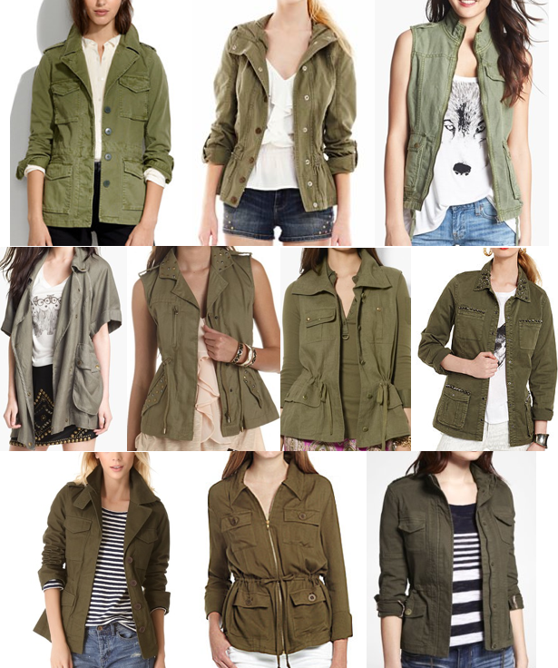 Today's Everyday Fashion: The Army Jacket — J's Everyday Fashion