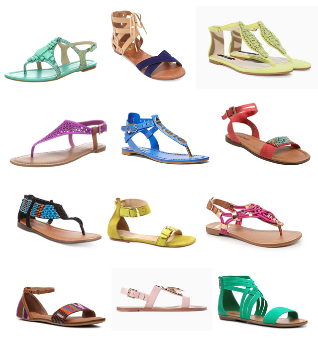 Today's Everyday Fashion: Colorful Sandals — J's Everyday Fashion