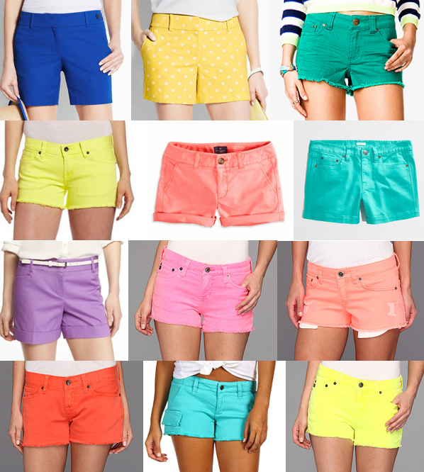 Today's Everyday Fashion: Colorful Shorts — J's Everyday Fashion