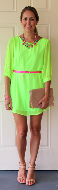 Today's Everyday Fashion: Neon Accessories — J's Everyday Fashion