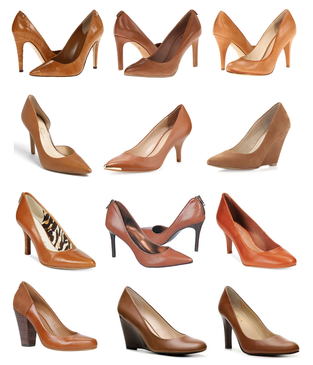 Today's Everyday Fashion: Cognac Pumps 
