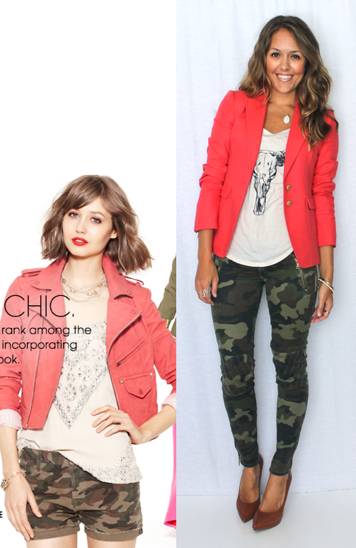 Coral and Camo