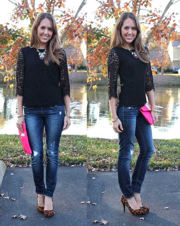 Black Lace & Blue Jeans