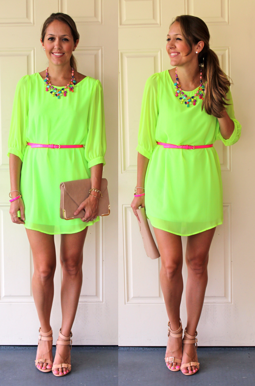 Neon Summer Dress
