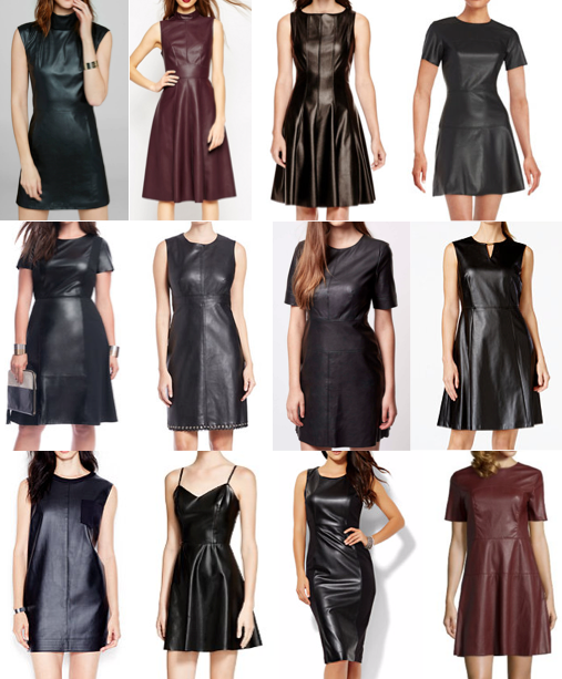Today's Everyday Fashion: The Leather Dress — J's Everyday Fashion