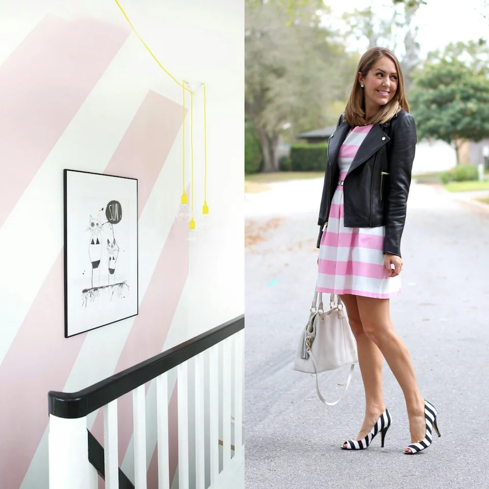 Today's Everyday Fashion: Pink Stripes — J's Everyday Fashion