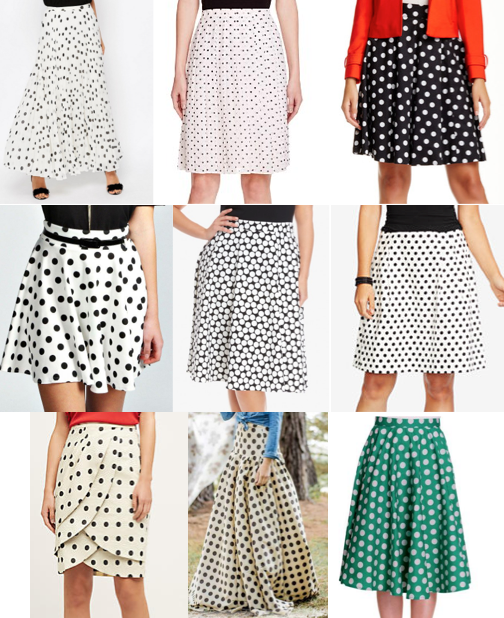 Today's Everyday Fashion: Full Skirts and Turtlenecks — J's Everyday ...