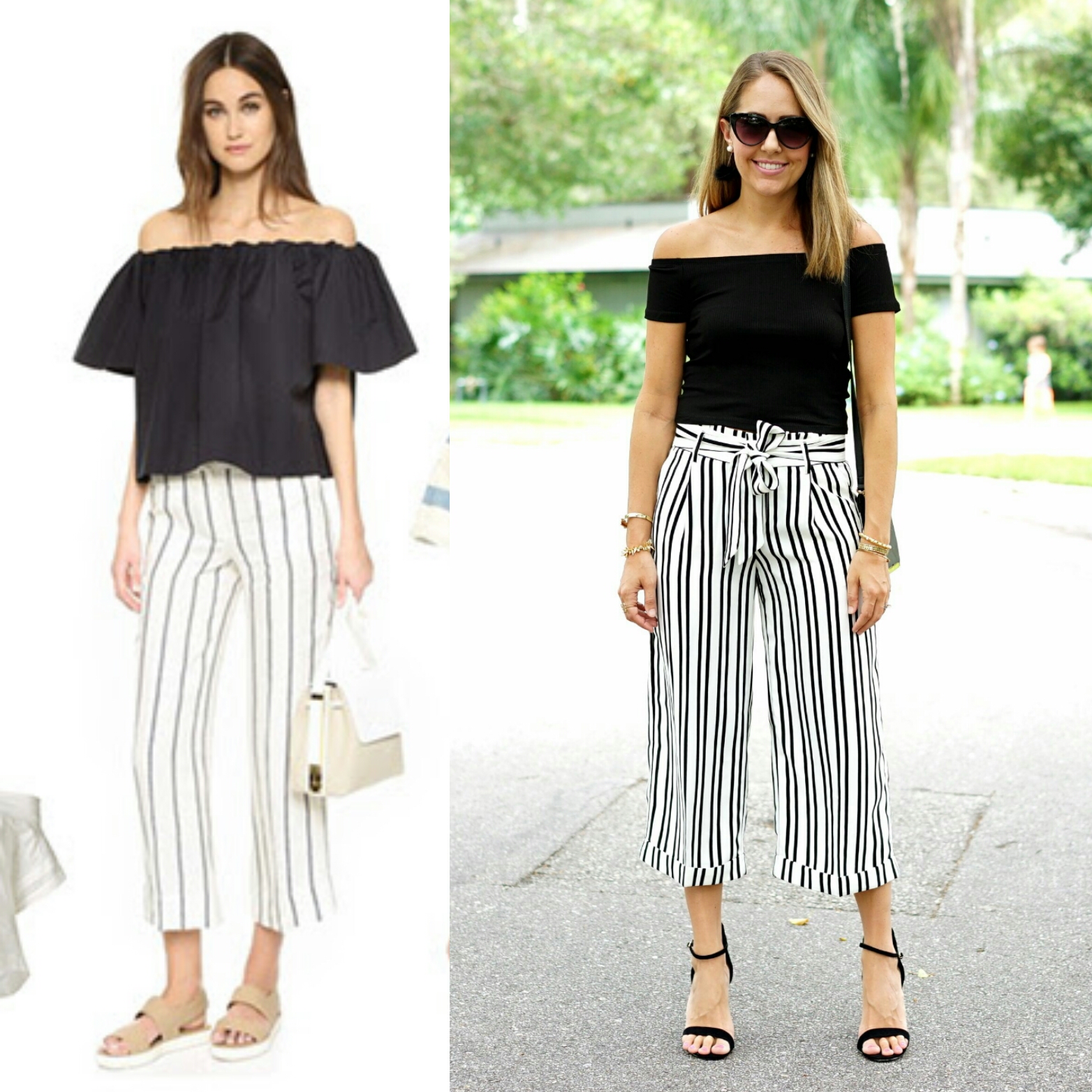 Today's Everyday Fashion: Striped Pants for Days — J's Everyday Fashion