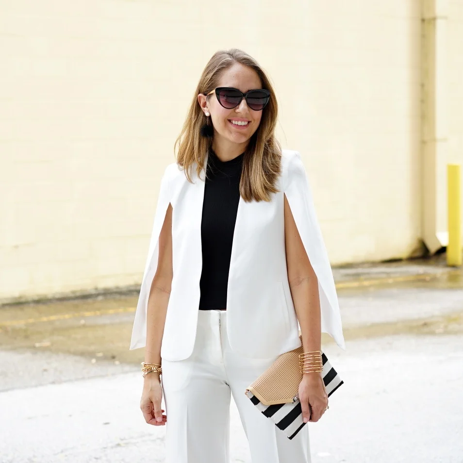 Cape Sleeve Blazer Buy WDIRARA Women's Cape Blazer Cloak Split