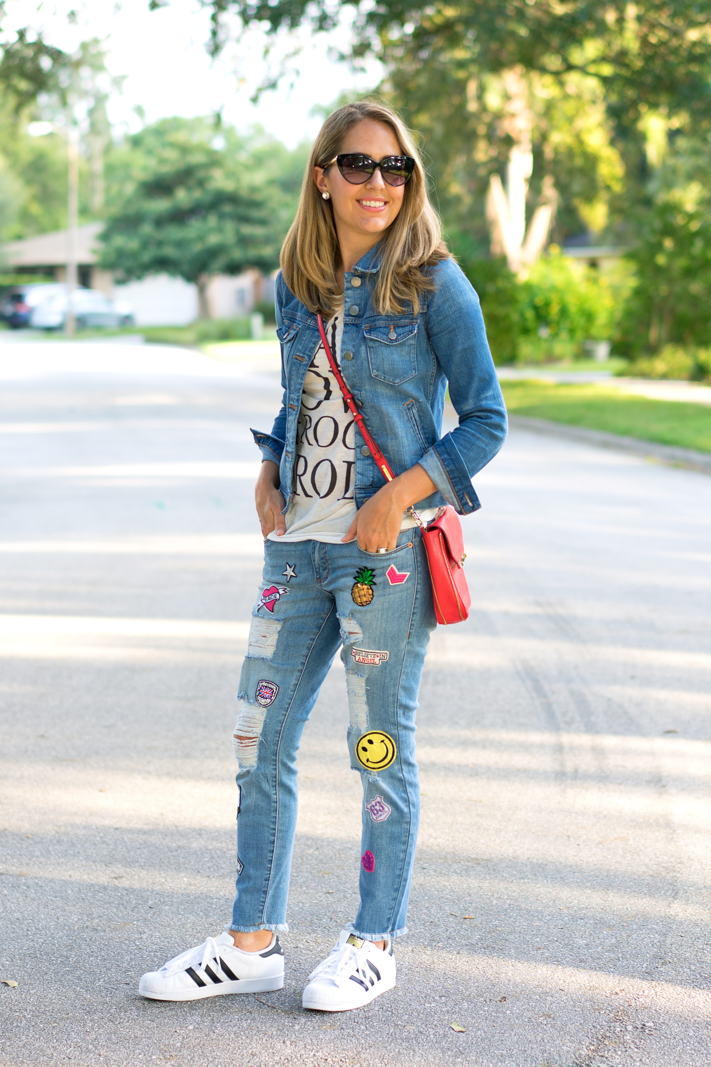Today's Everyday Fashion: Patch Jeans — J's Everyday Fashion