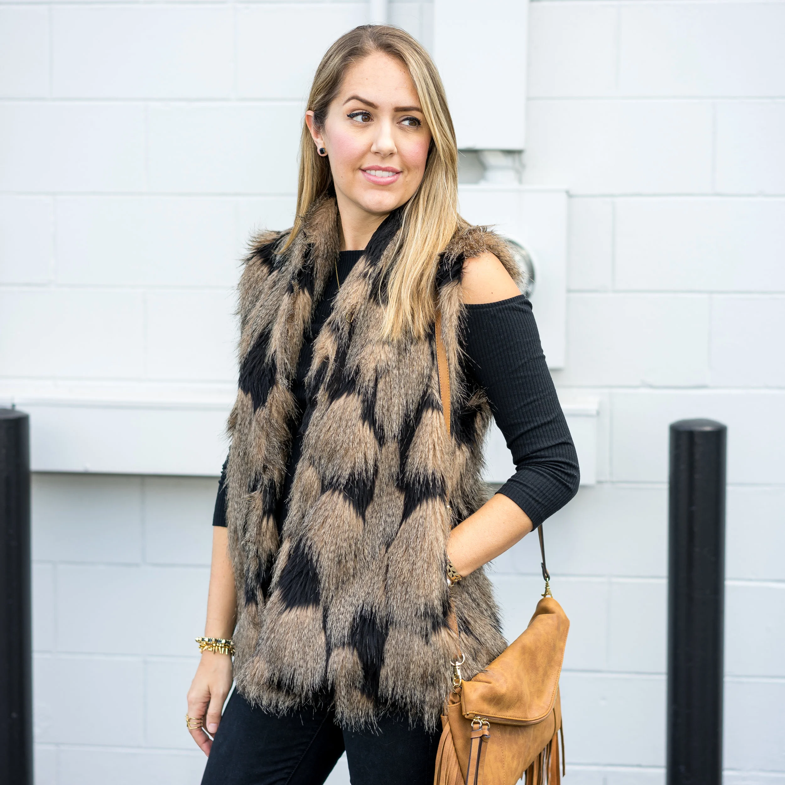 Today's Everyday Fashion Faux Fur Vest, 2 Ways — J's Everyday Fashion