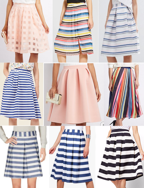 Today's Everyday Fashion: Stripe Skirt, Two Ways — J's Everyday Fashion