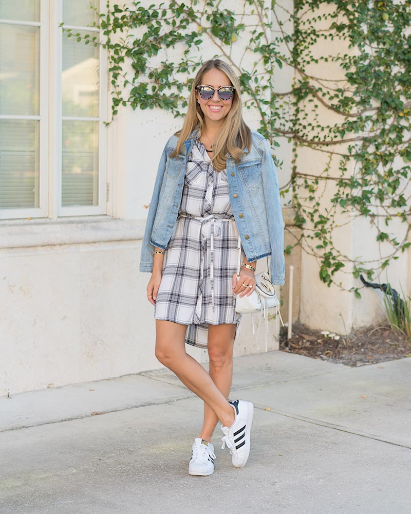 Today's Everyday Fashion: Plaid + Sneakers — J's Everyday Fashion