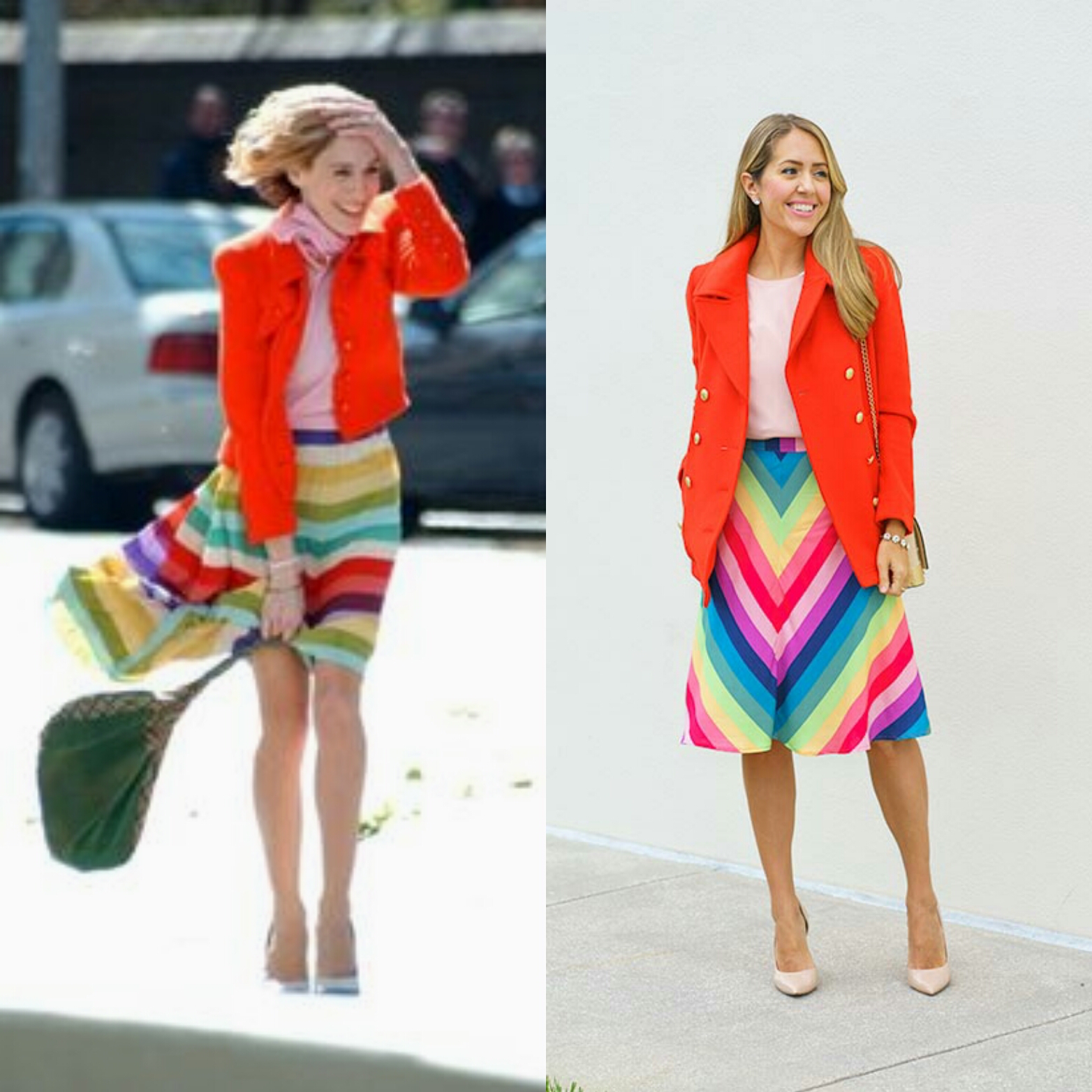 Today's Everyday Fashion Rainbow Carrie Bradshaw — J's Everyday Fashion