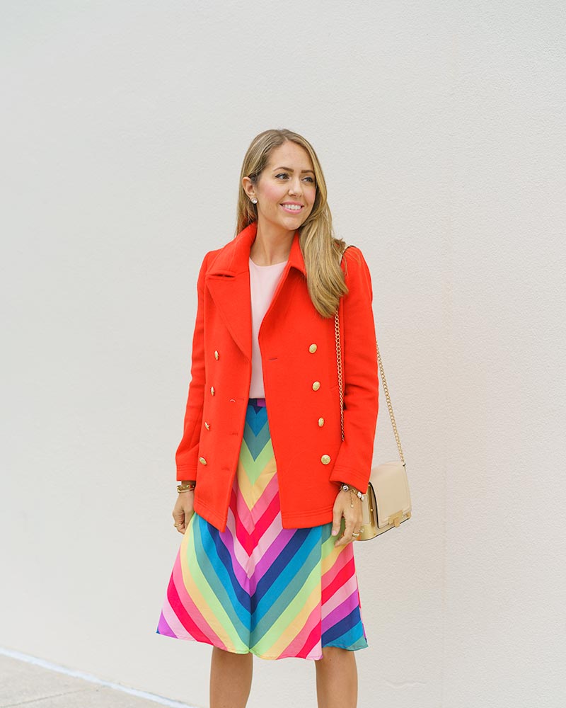 Today's Everyday Fashion: Rainbow Carrie Bradshaw — J's Everyday Fashion