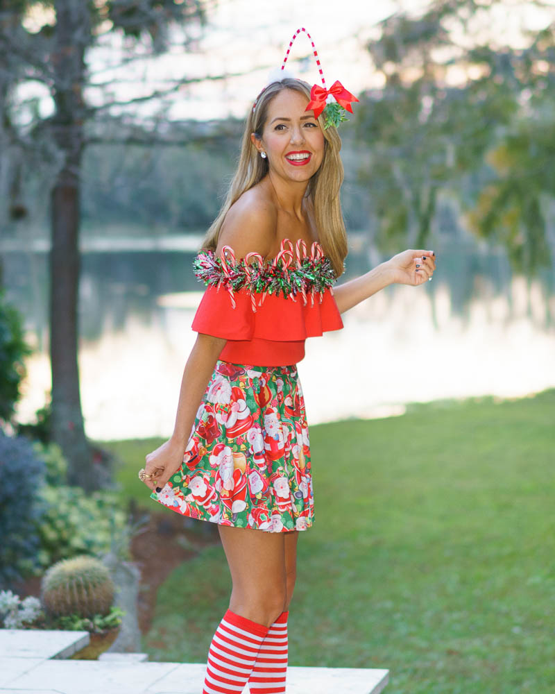 Today's Everyday Fashion: Candy Cane Ugly Christmas Sweater DIY