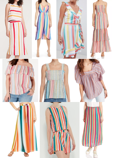 Today's Everyday Fashion: Rainbow Meets Linen — J's Everyday Fashion