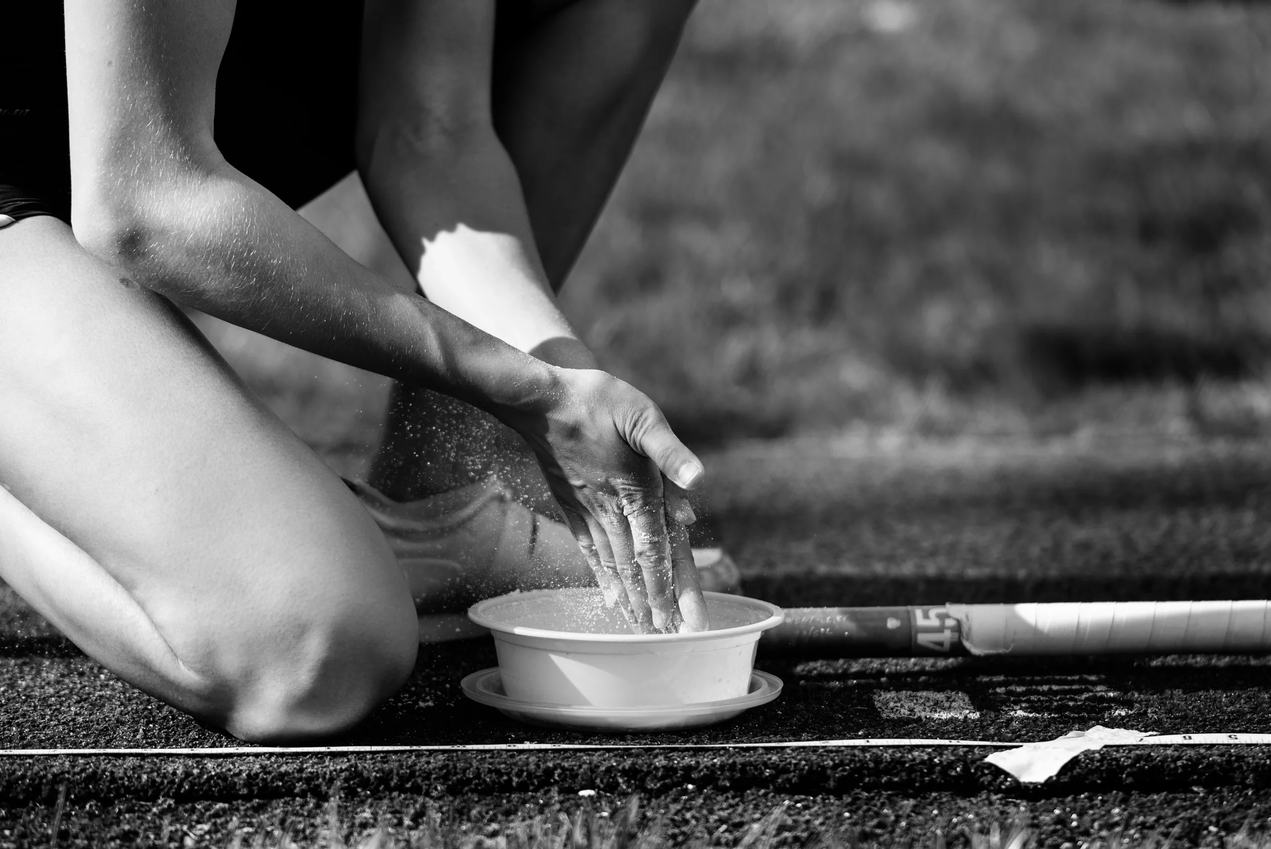  Pole vaulter chalk hands photography virginia track and field 