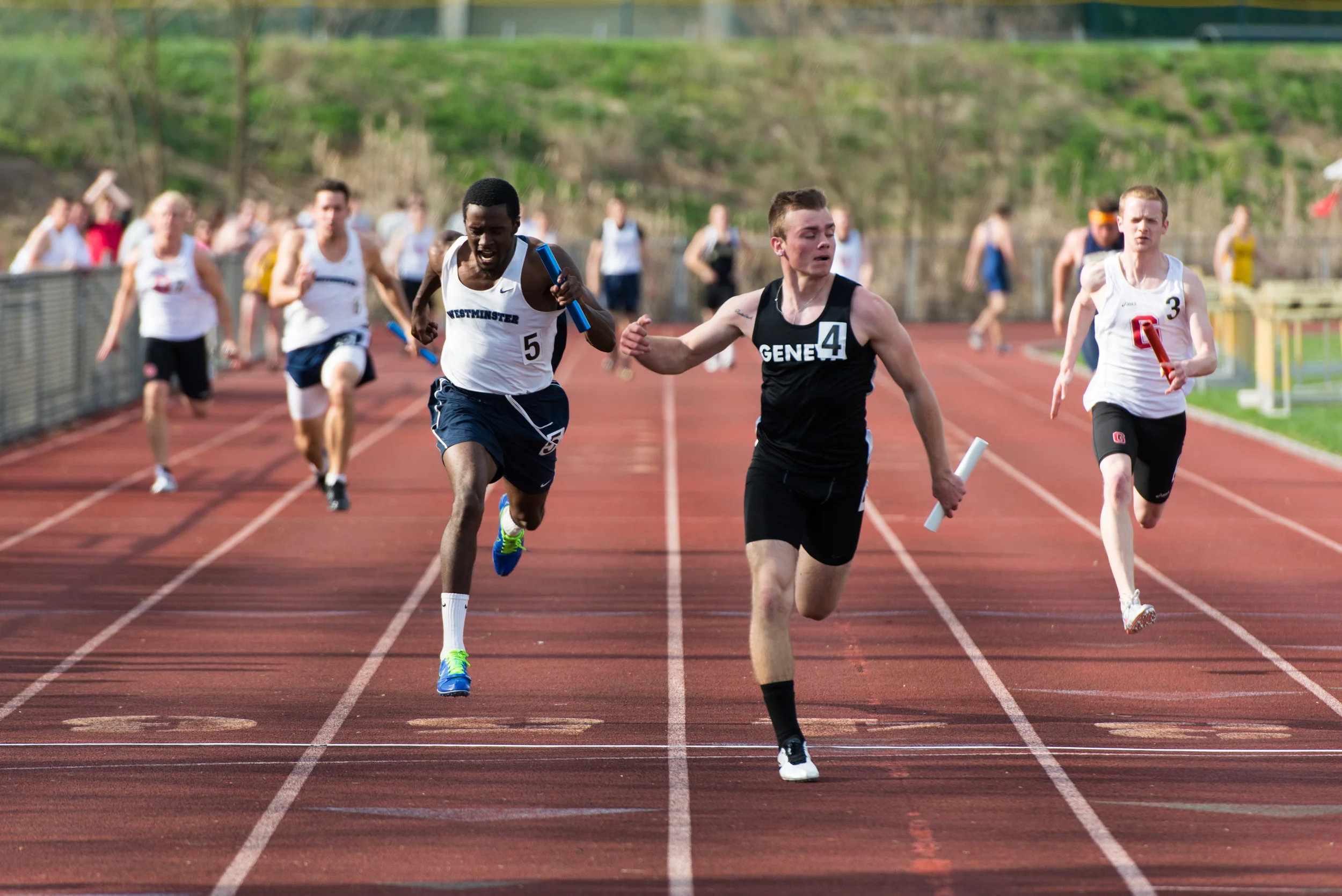  osh Guiser, bringing home the win, and a new school record for Geneva College. 