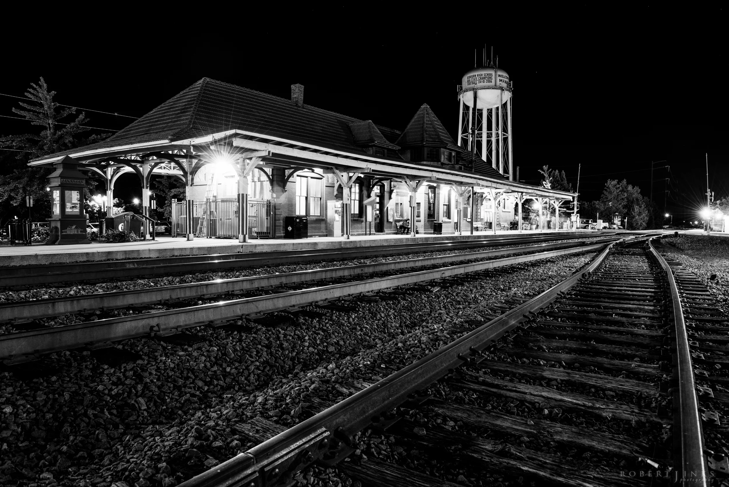  The train station in Historic Old Town Manassas 