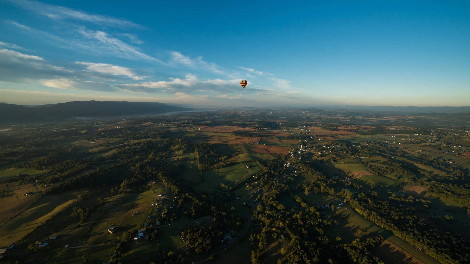 Hot Air Ballooning Over The Shenandoah Valley