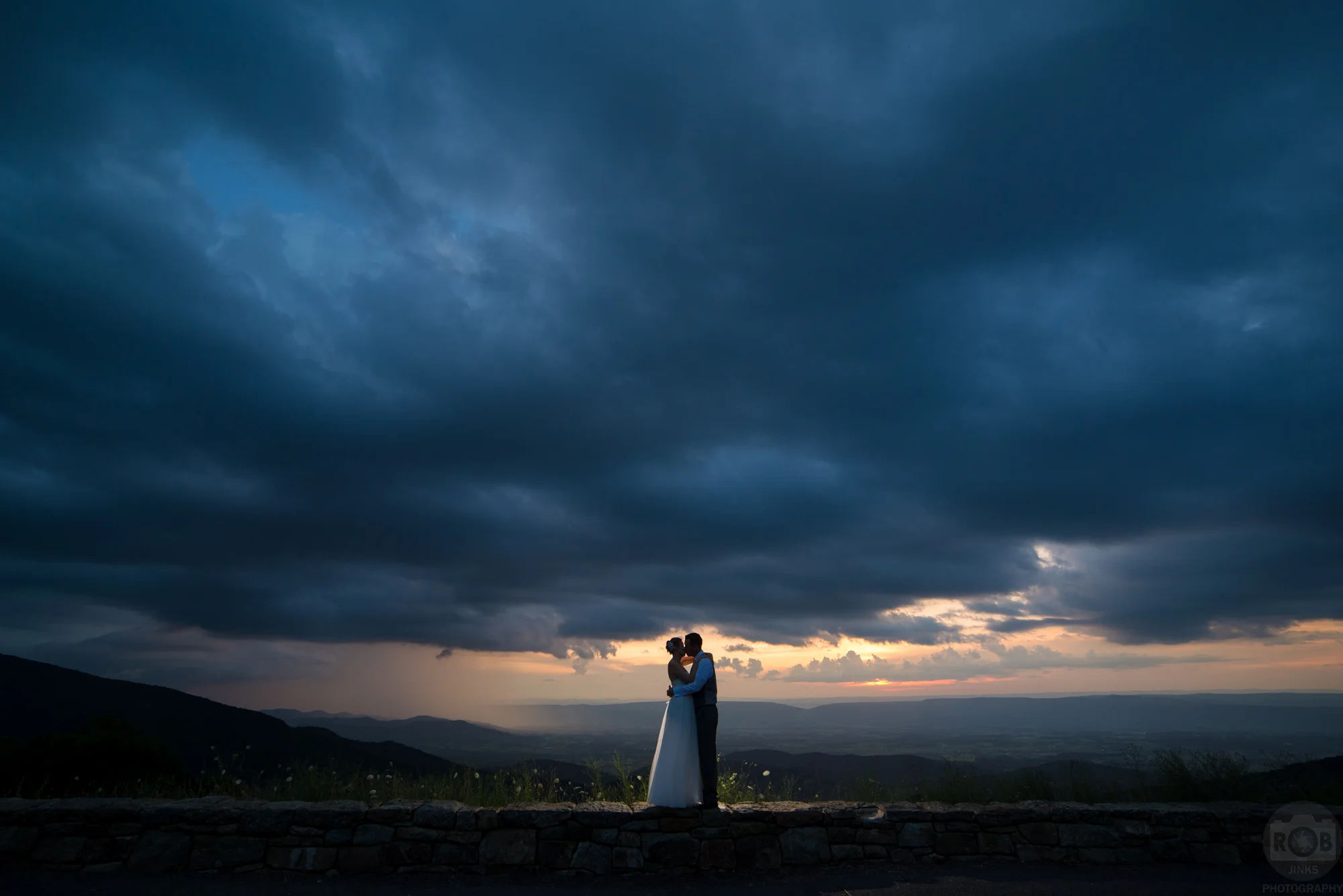 The Perfect Storm, Ryan and Mindy's Shenandoah Wedding