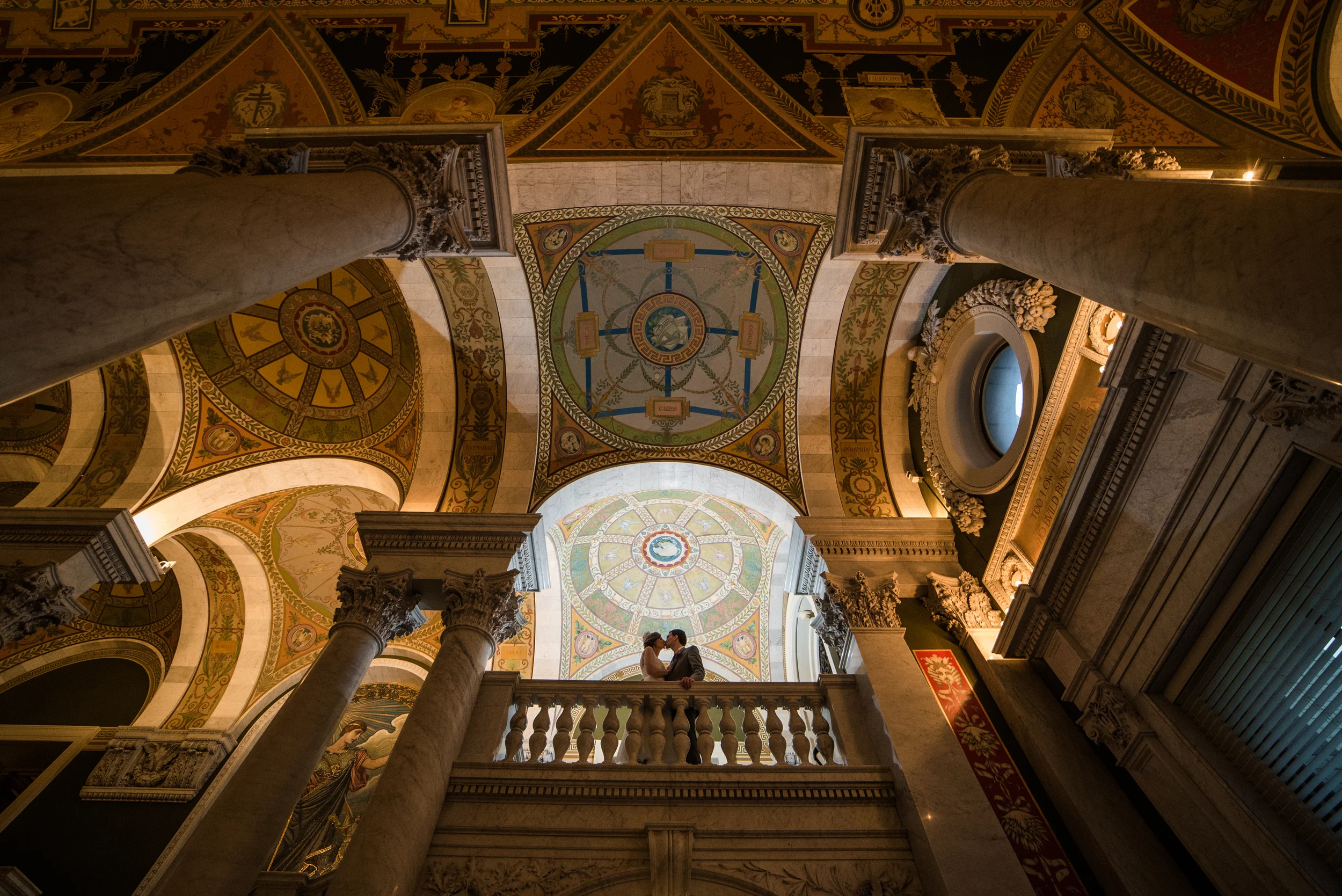 Doug and Alex: Wedding Photos at the Library of Congress and Torpedo Art Factory