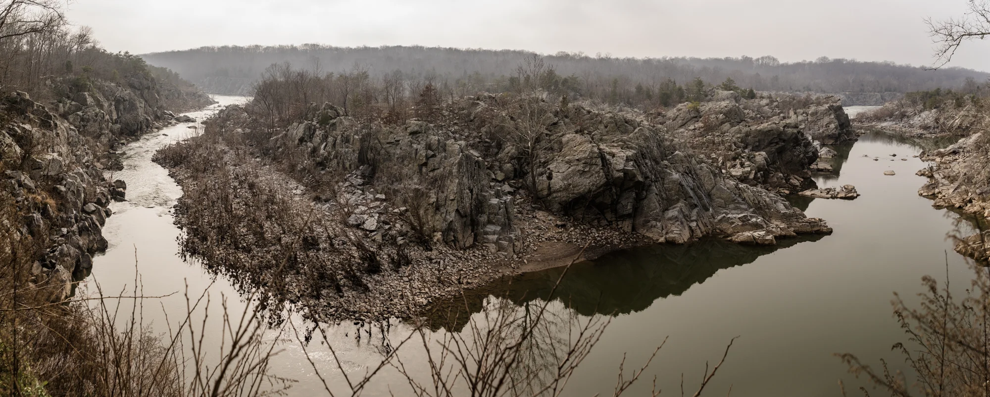 Winter at Great Falls National Park