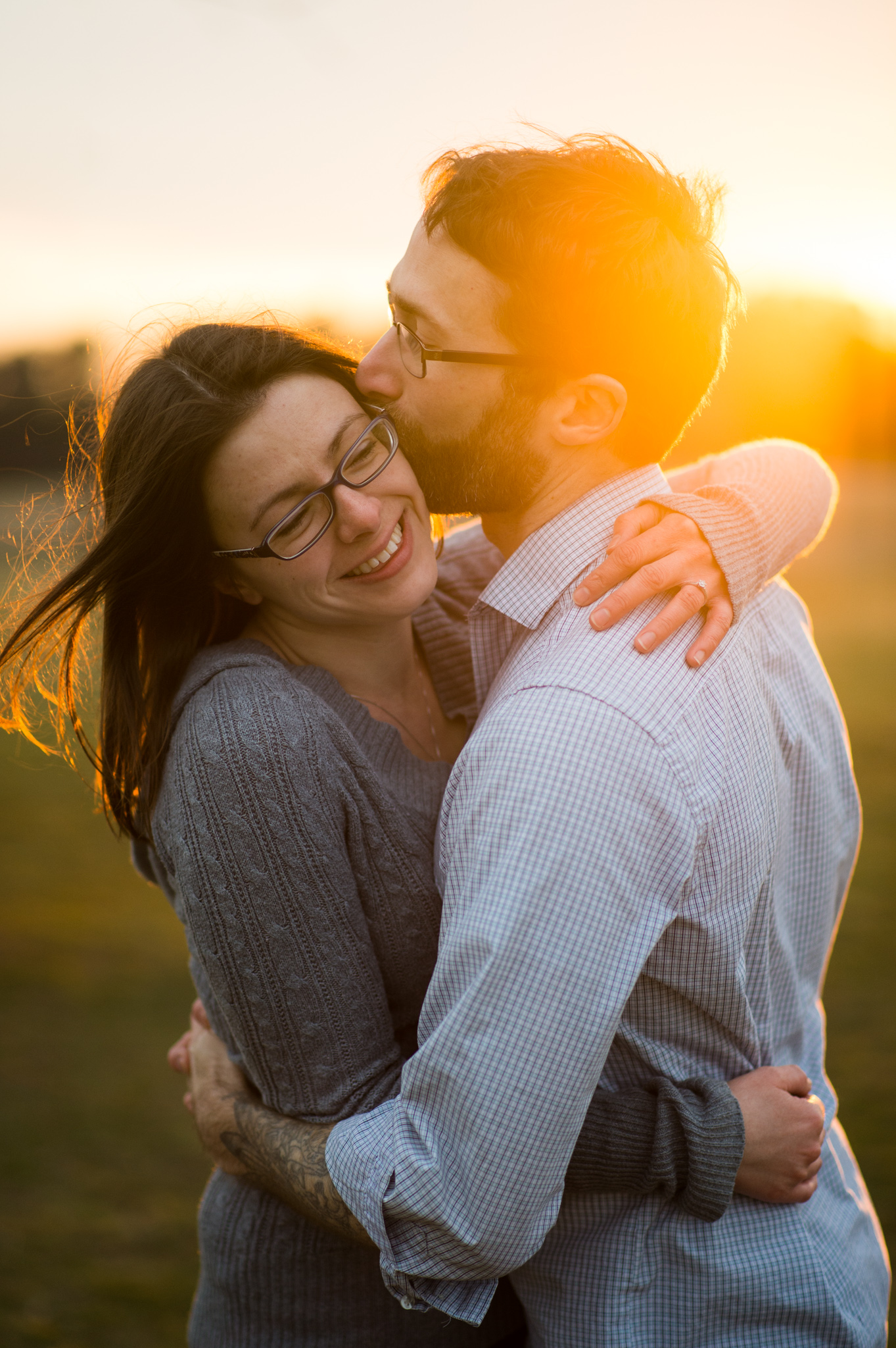Northern VA sunrise engagement