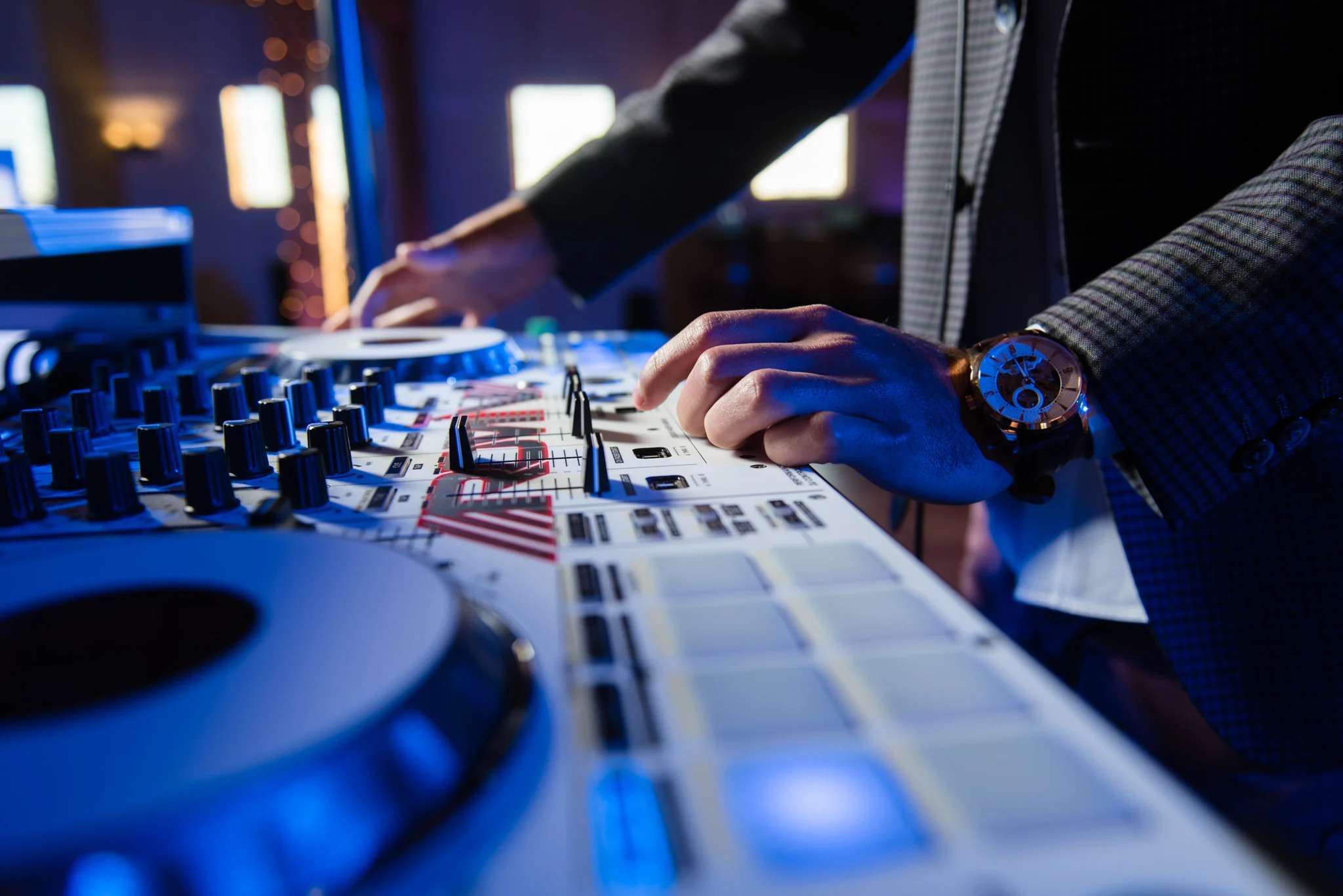  the DJs control table 