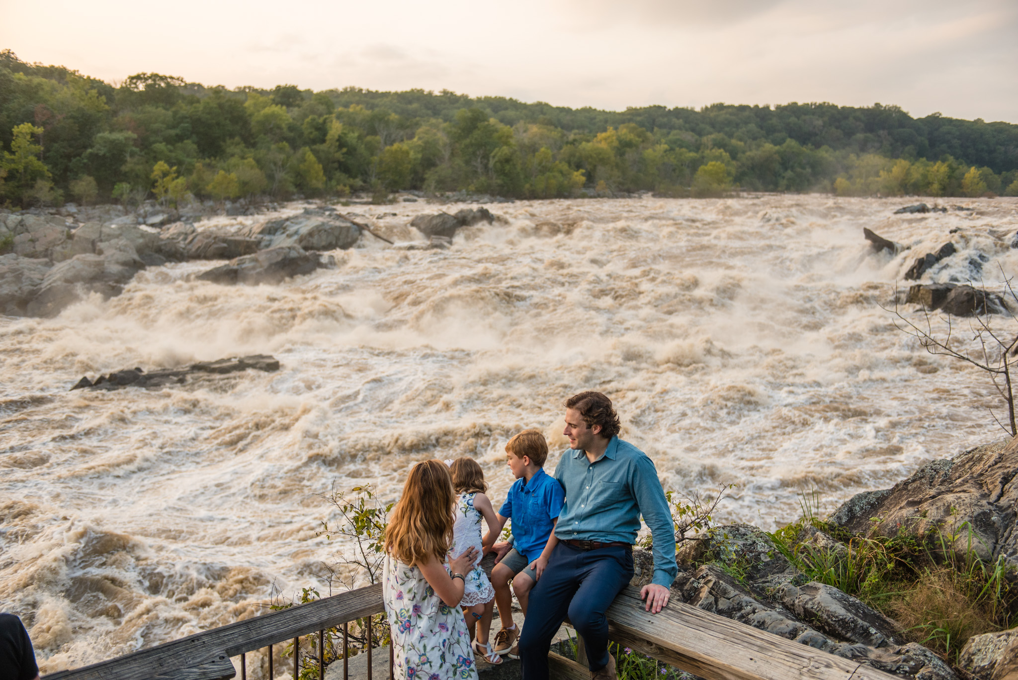 Great Falls National Park Family Portrait Session