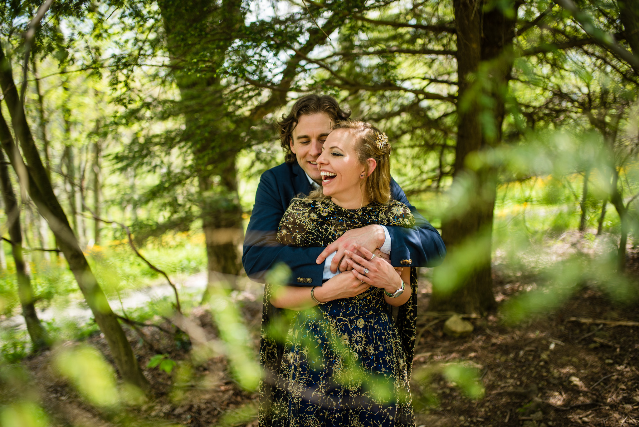 Shenandoah National Park Wedding first look