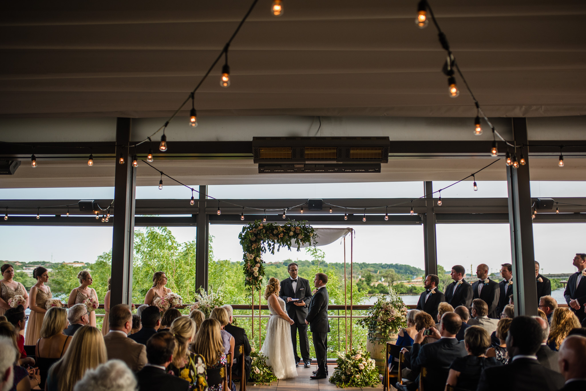 Wedding ceremony at District Winery