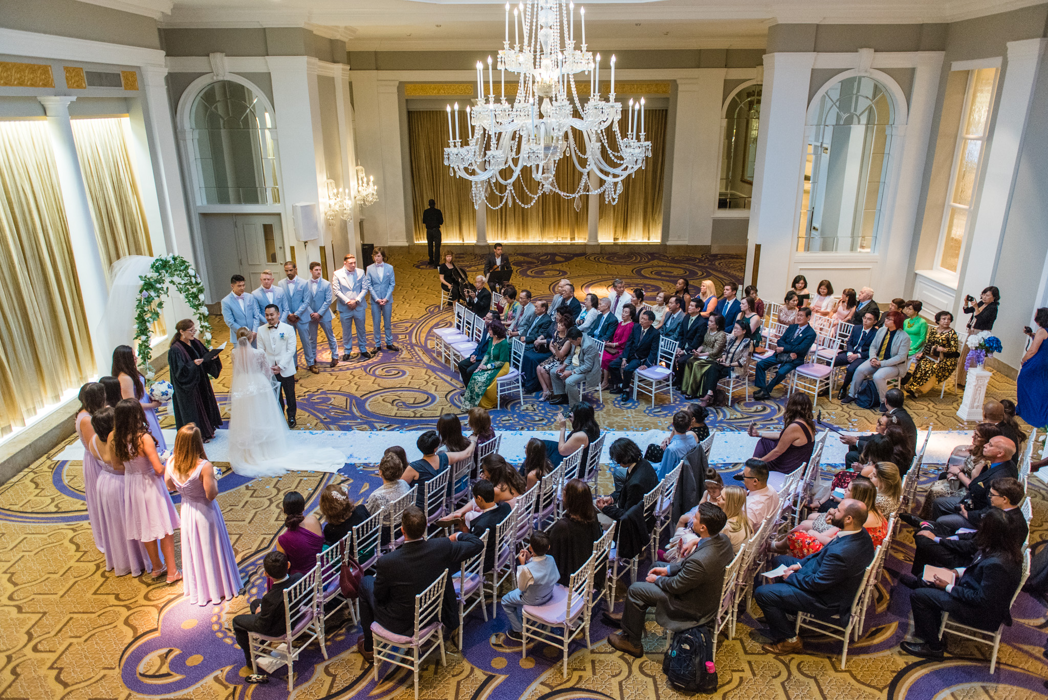 DC wedding at the Mayflower Hotel